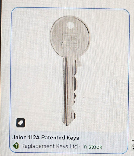 Union 112a patented household - union,