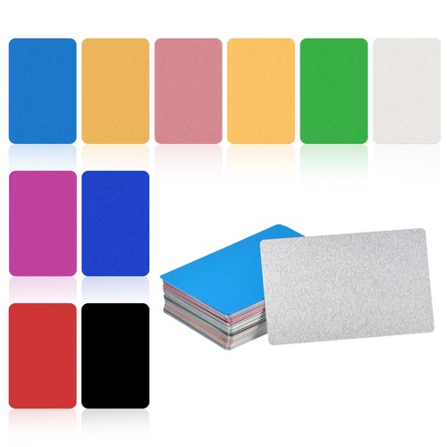 100pcs metal business cards - business,