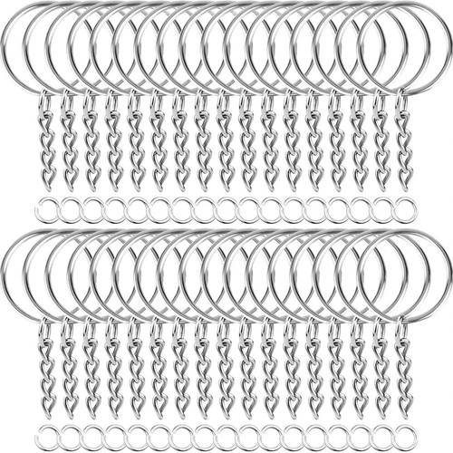 100keyring with chain - with, and