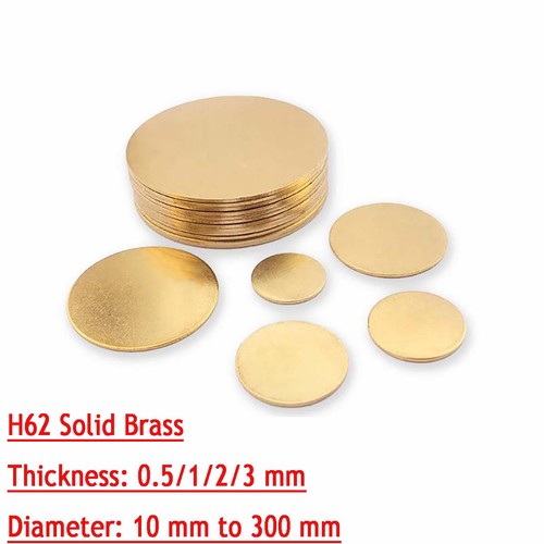 H62 solid brass discs - discs, blanks