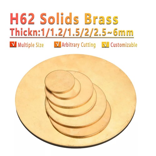 H62 solid brass discs - h62,