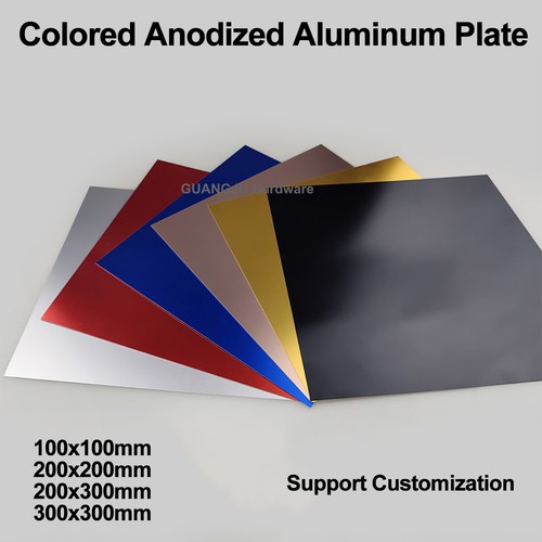 Anodized aluminum plate blanks - aluminum,