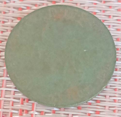 Round metal alloy disc - alloy,
