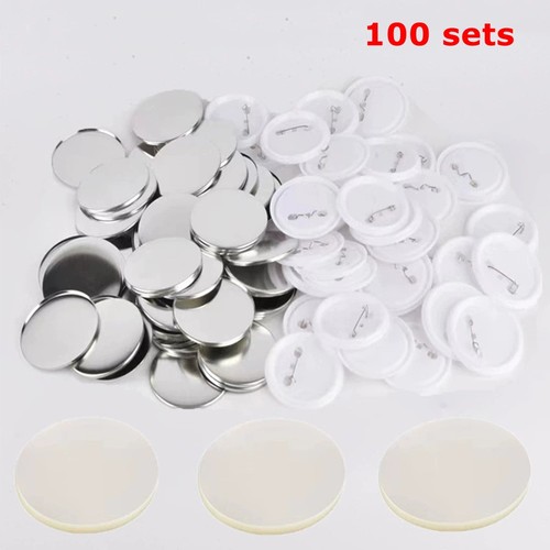 100 sets blank button making - 100,
