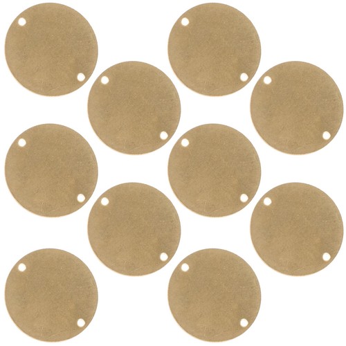10pcs round metal stamping - 10pcs,