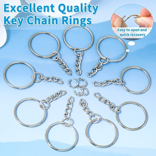 Keyring with chain - with, split