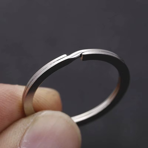 Stainless steel keyring split - stainless,