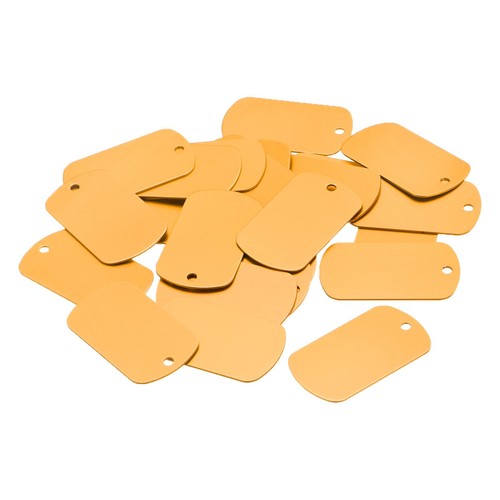 25pcs metal blank tags - blank,