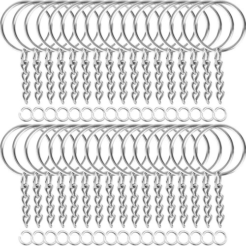 100keyring with chain - 100keyring, and