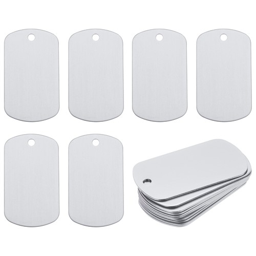 Aluminum blank tags metal - tags,