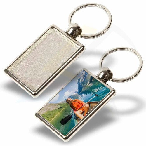 Metal photo keyring - photo,