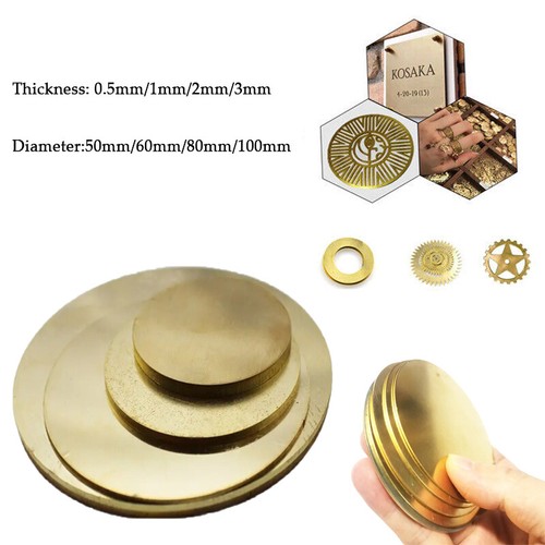 H62 brass discs - brass, metal