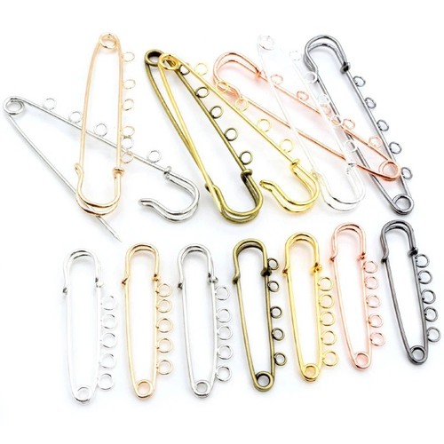 Safety pins brooch blank base - pins,