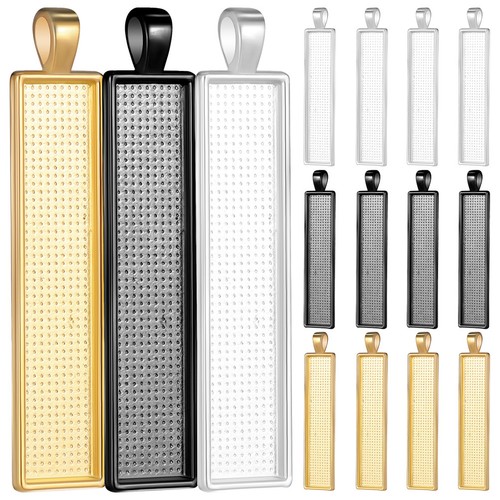 15pcs rectangle pendant blanks - 15pcs,