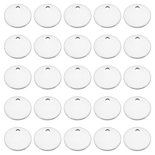 Patikil 10mm steel disc 50pcs - steel,