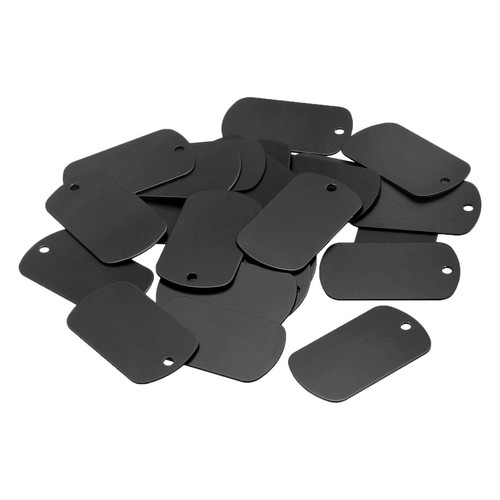 25pcs metal blank tags - metal,