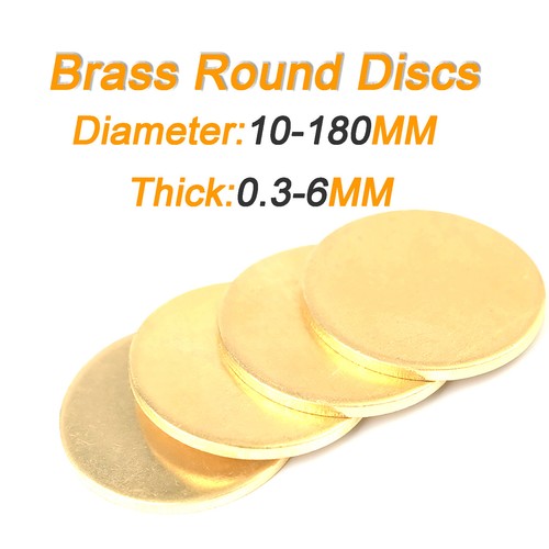 Solid brass discs blanks - solid,