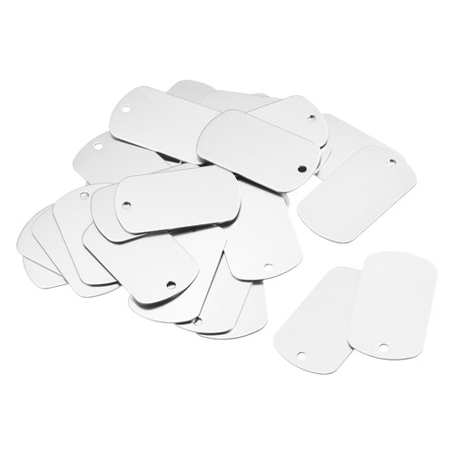 50pcs 30x50mm metal blank tags - 50pcs,