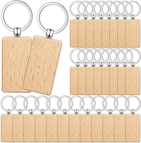 Pcs blank wooden - pcs, keychains