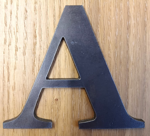 Bare steel letters 4mm thick - letters,