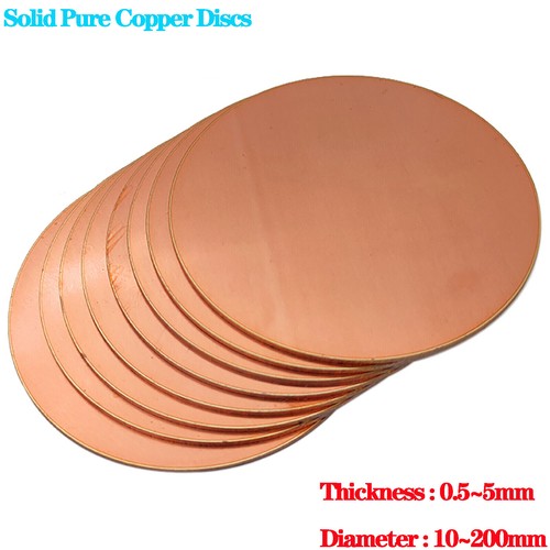 Solid pure copper discs - pure,