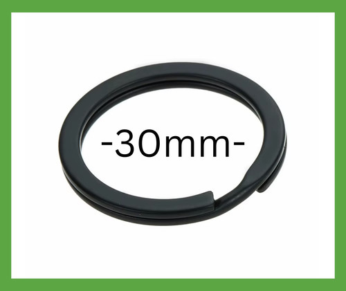 30mm metal blank keyring - 30mm,