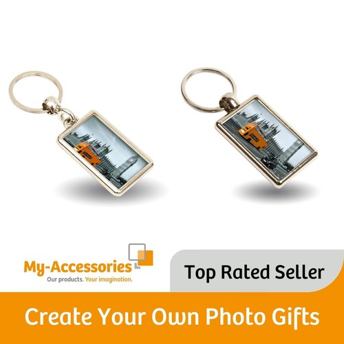 Blank metal photo keyring x - metal, 40