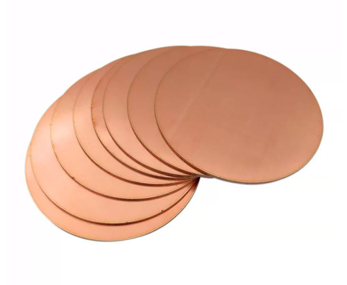 Solid pure copper discs - solid,