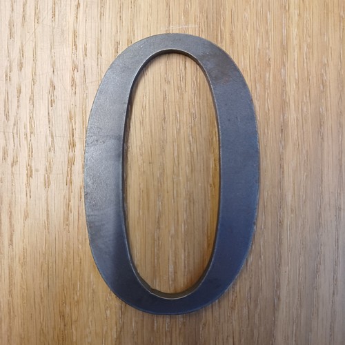 Bare steel numbers 4mm thick - numbers,