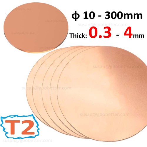 Round pure copper metal - round,