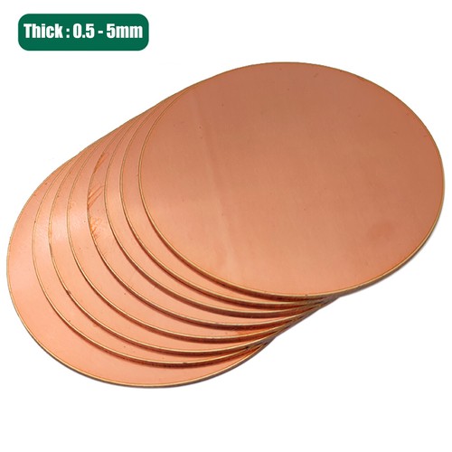 Solid pure copper discs - t2,