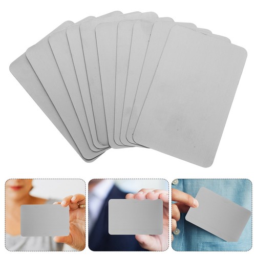 Pcs stainless steel credit - 10,