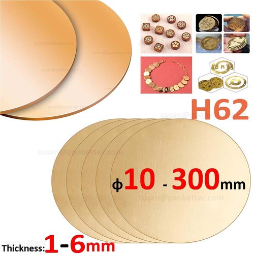 H62 solids brass - solids, blanks