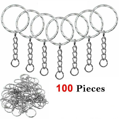 100pcs silver keyring - 100pcs,
