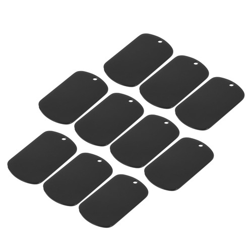 10pcs metal blank tags - metal,