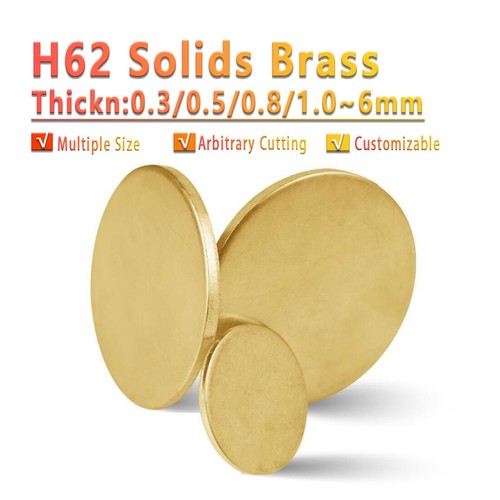H62 solids brass discs - h62,