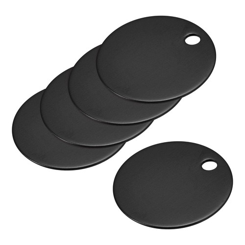 5pcs metal round stamping - round,
