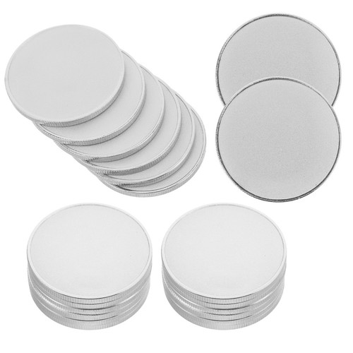 20pcs silver alloy threaded - 20pcs,