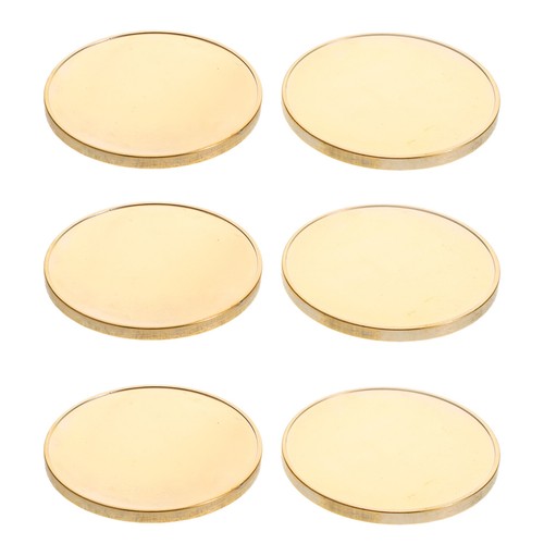 6pcs golden iron metal - 6pcs,