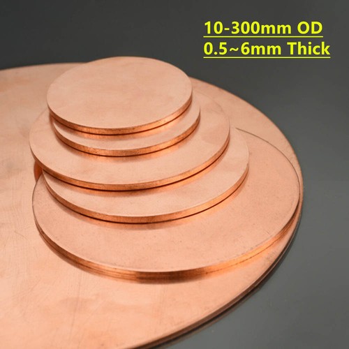 Solid pure copper discs - pure,