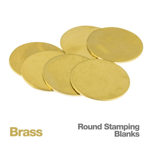 Round brass metal jewellery - brass,