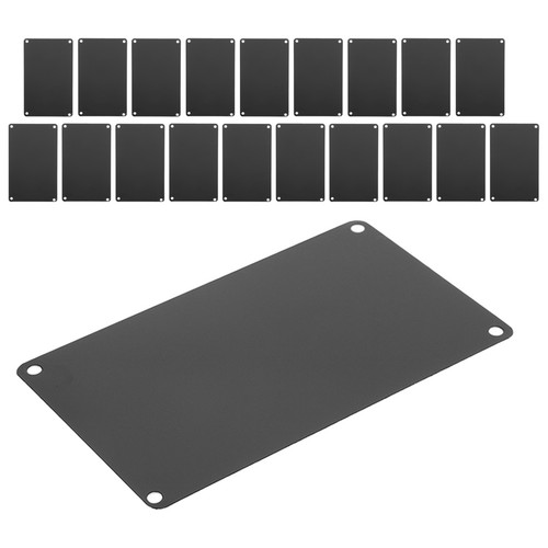 Durable black aluminum blank - black,