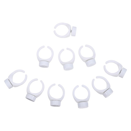 Bulk white adjustable ring - white,